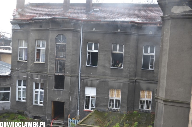 Pożar w centrum Włocławka!