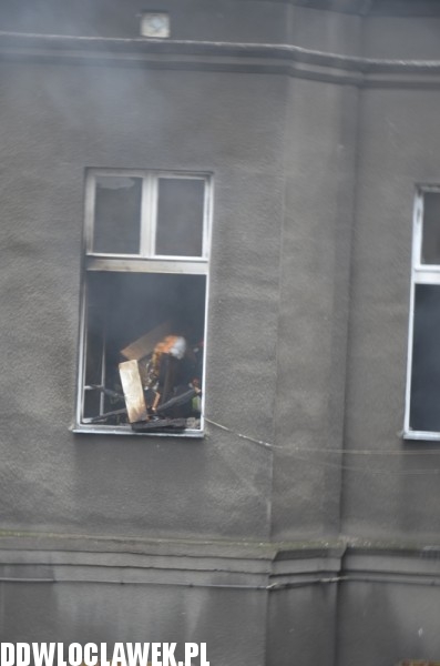 Pożar w centrum Włocławka!