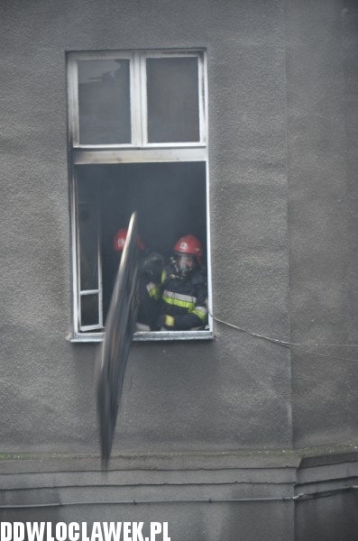 Pożar w centrum Włocławka!