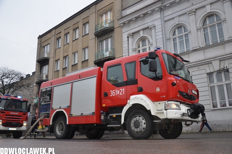 Pożar w centrum Włocławka!
