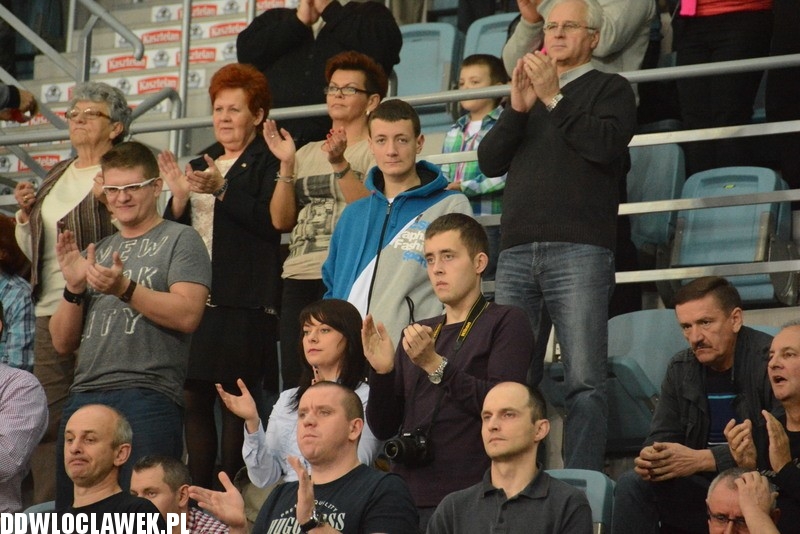 Kibice podczas meczu Anwil - Stabil
