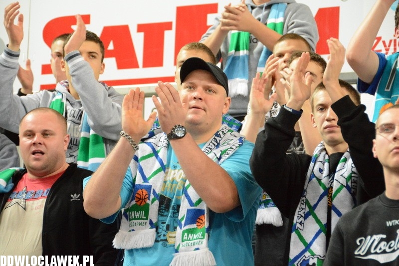 Kibice podczas meczu Anwil - Stabil