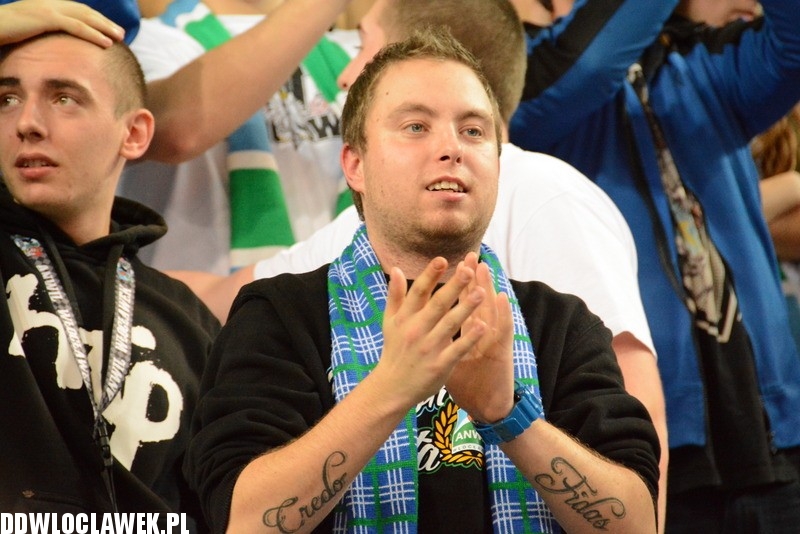 Kibice podczas meczu Anwil - Stabil