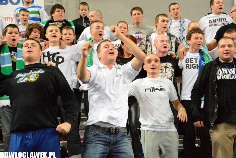 Kibice podczas meczu Anwil - Stabil