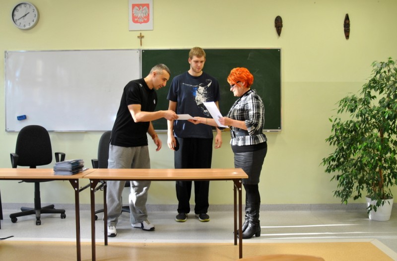 Koszykarze Anwilu spotkali się z uczniami