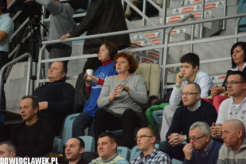 Kibice podczas meczu Anwilu z Kotwicą