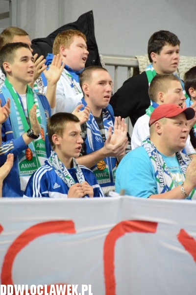 Kibice podczas meczu Anwilu z Kotwicą