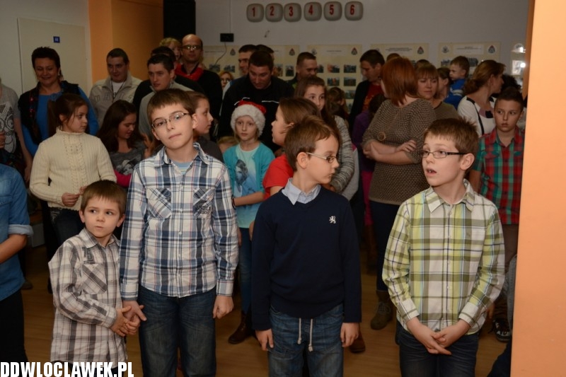 Spotkanie choinkowe w siedzibie straży pożarnej