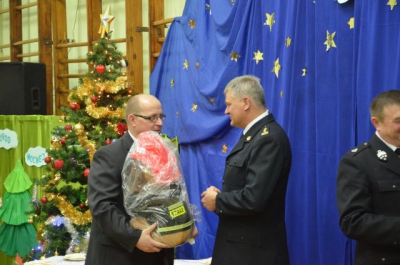 Strażacy podzielili się opłatkiem