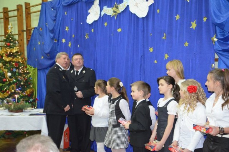 Strażacy podzielili się opłatkiem