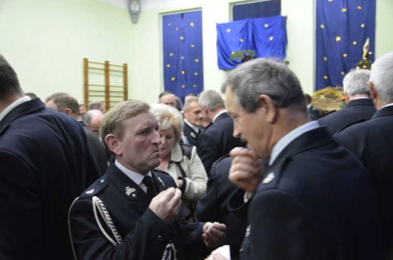 Strażacy podzielili się opłatkiem