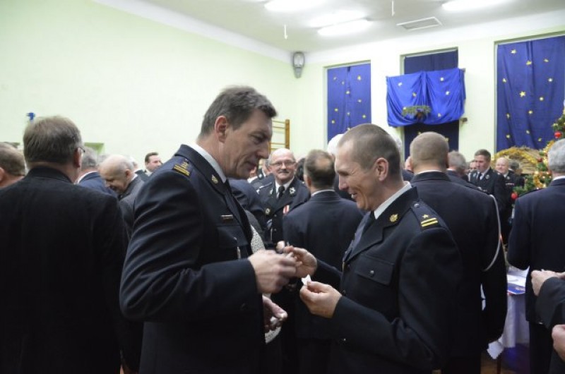 Strażacy podzielili się opłatkiem