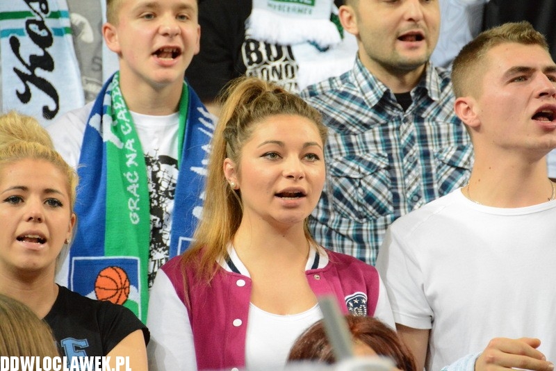 Kibice podczas meczu Anwil - Rosa