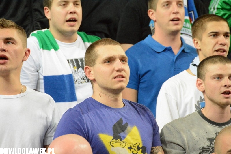 Kibice podczas meczu Anwil - Rosa