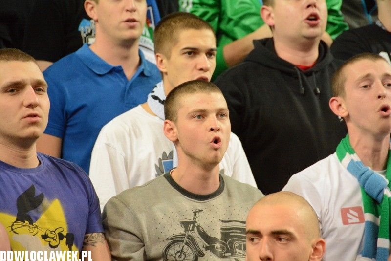 Kibice podczas meczu Anwil - Rosa