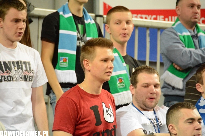 Kibice podczas meczu Anwil - Rosa