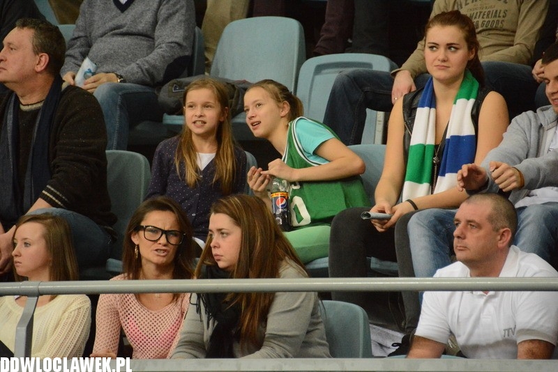 Kibice podczas meczu Anwil - Rosa
