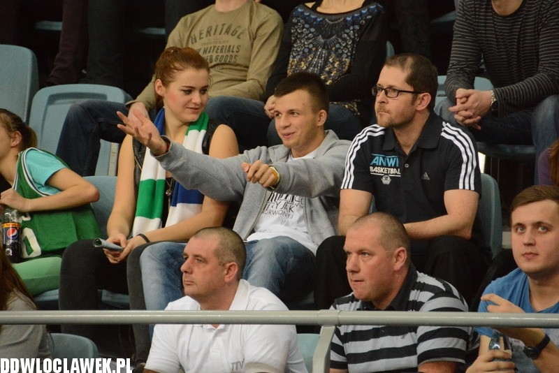 Kibice podczas meczu Anwil - Rosa