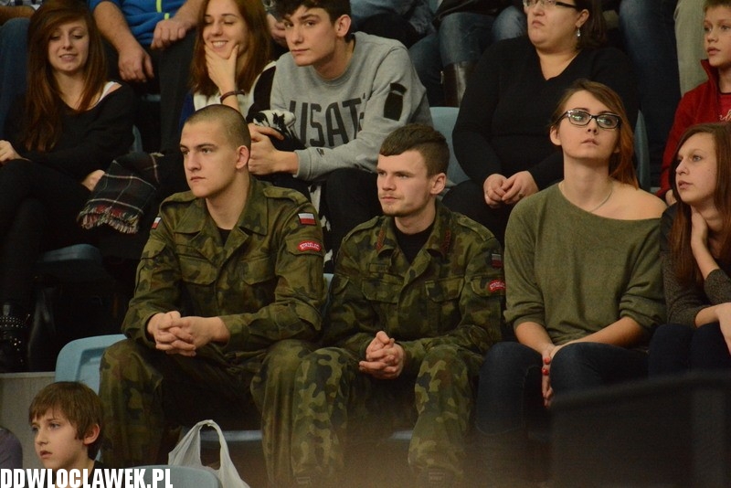 Kibice podczas meczu Anwil - Rosa