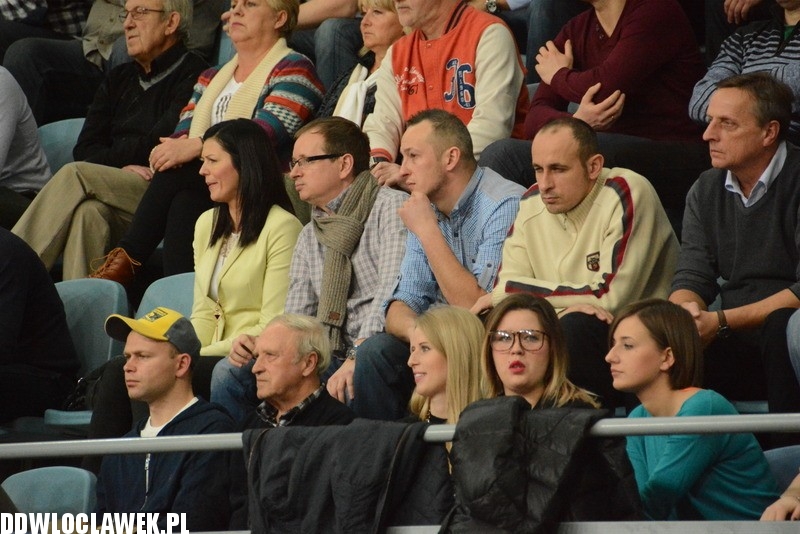 Kibice podczas meczu Anwil - Rosa