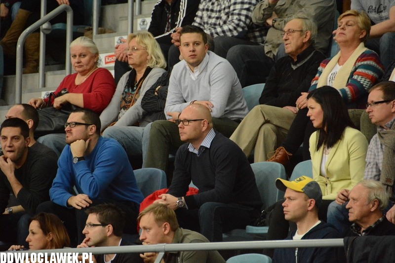 Kibice podczas meczu Anwil - Rosa