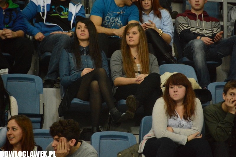 Kibice podczas meczu Anwil - Rosa