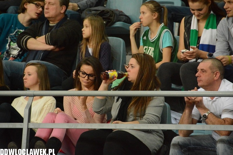 Kibice podczas meczu Anwil - Rosa