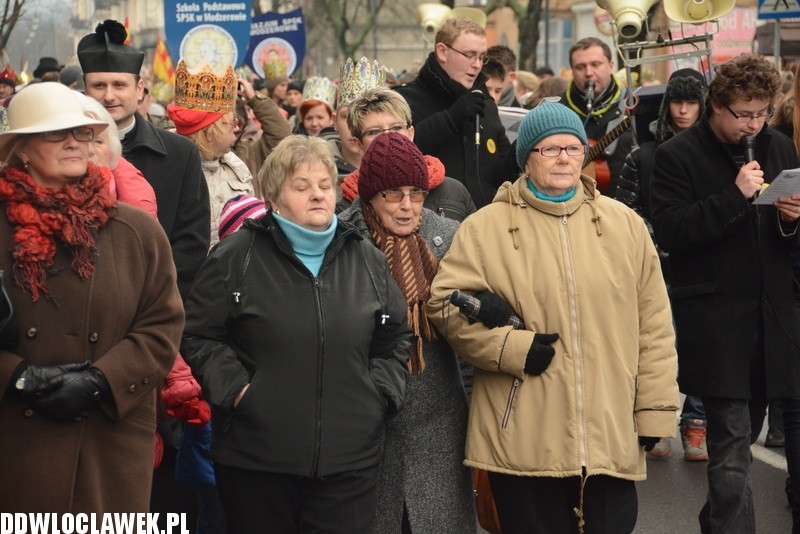 Orszak Trzech Króli na ulicach Włocławka