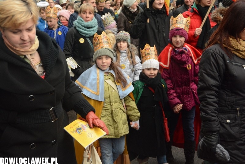 Orszak Trzech Króli na ulicach Włocławka
