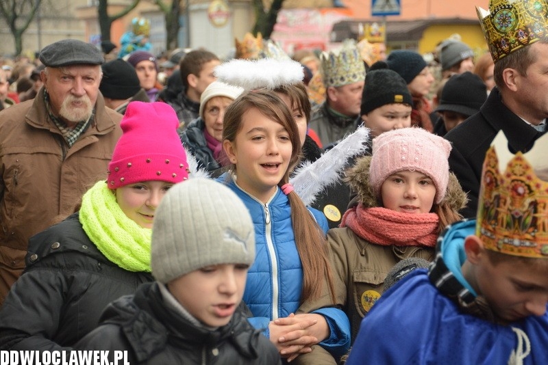 Orszak Trzech Króli na ulicach Włocławka