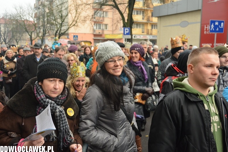Orszak Trzech Króli na ulicach Włocławka
