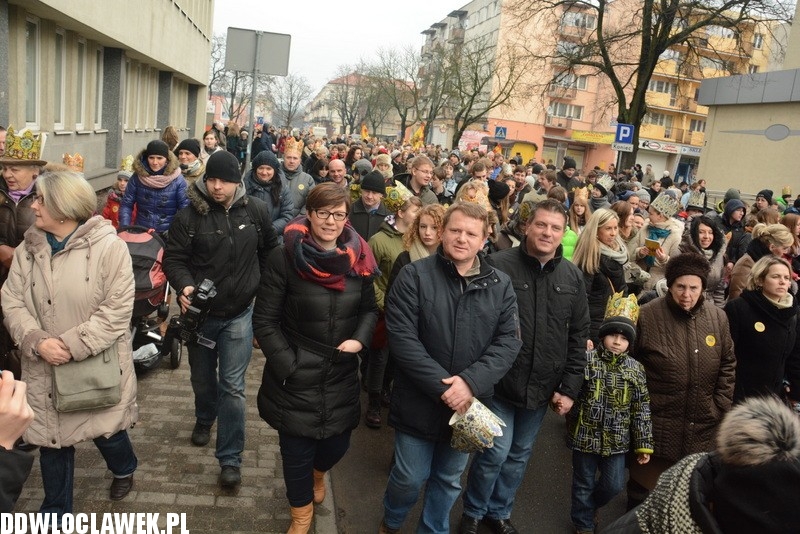 Orszak Trzech Króli na ulicach Włocławka