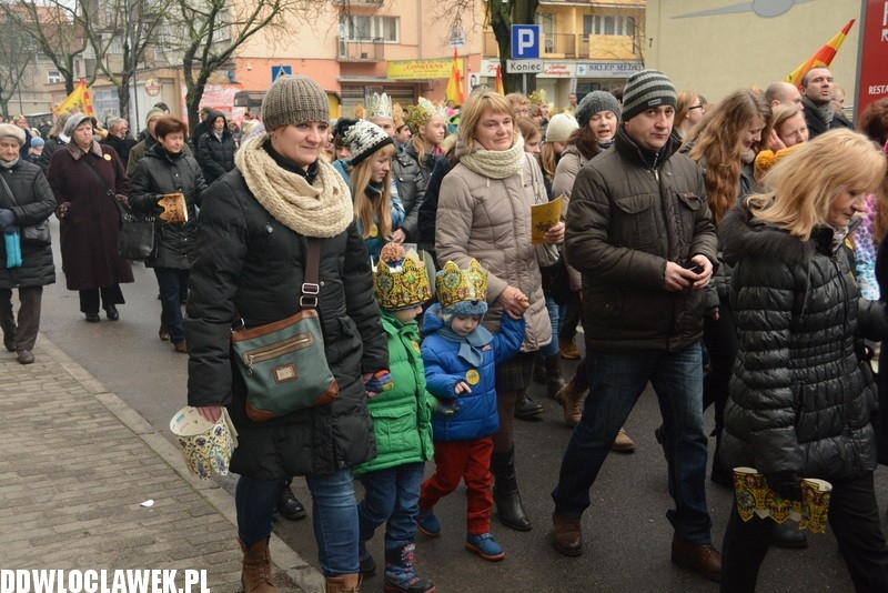 Orszak Trzech Króli na ulicach Włocławka