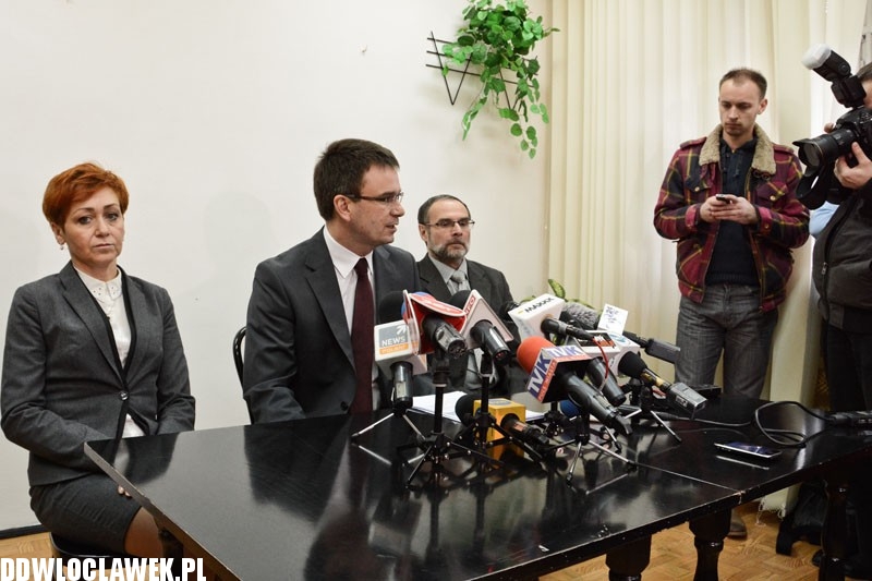 Konferencja prasowa dyrekcji szpitala