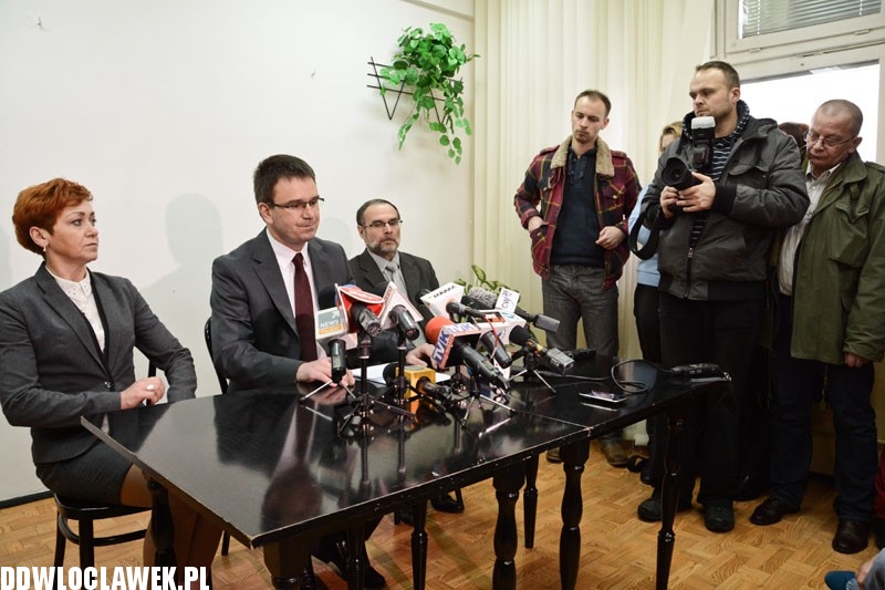 Konferencja prasowa dyrekcji szpitala