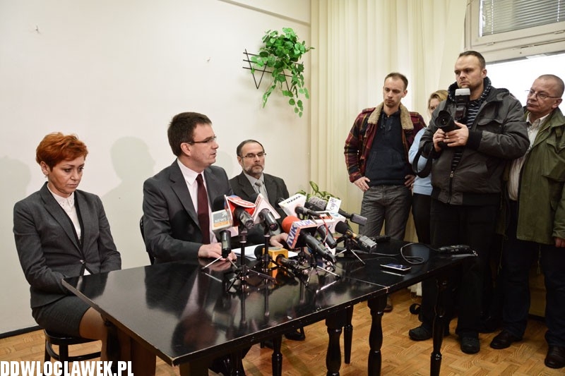 Konferencja prasowa dyrekcji szpitala