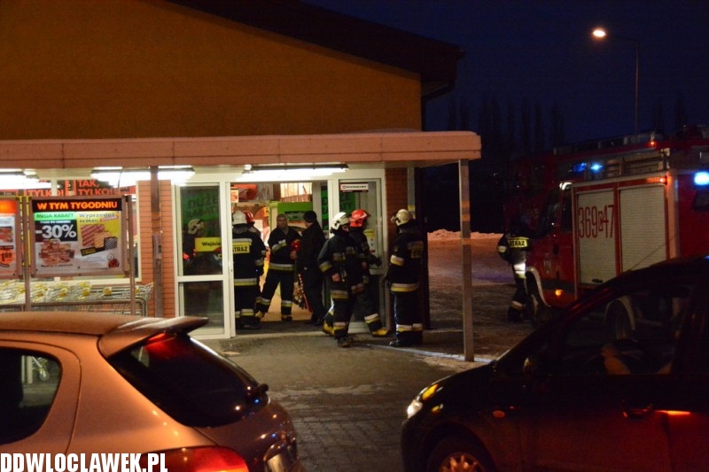 Zarwał się sufit w Biedronce w Brześciu