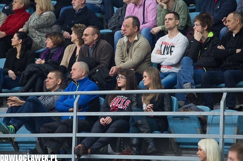 Kibice podczas meczu Anwilu z AZS