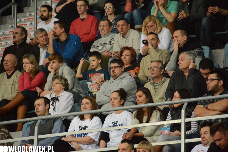 Kibice podczas meczu Anwil - Stelmet