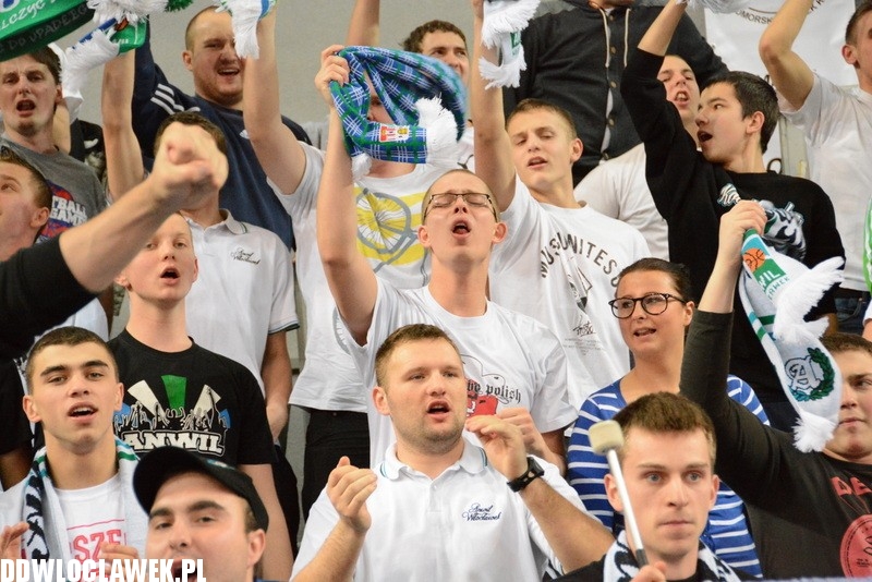 Kibice podczas meczu Anwil - Stelmet