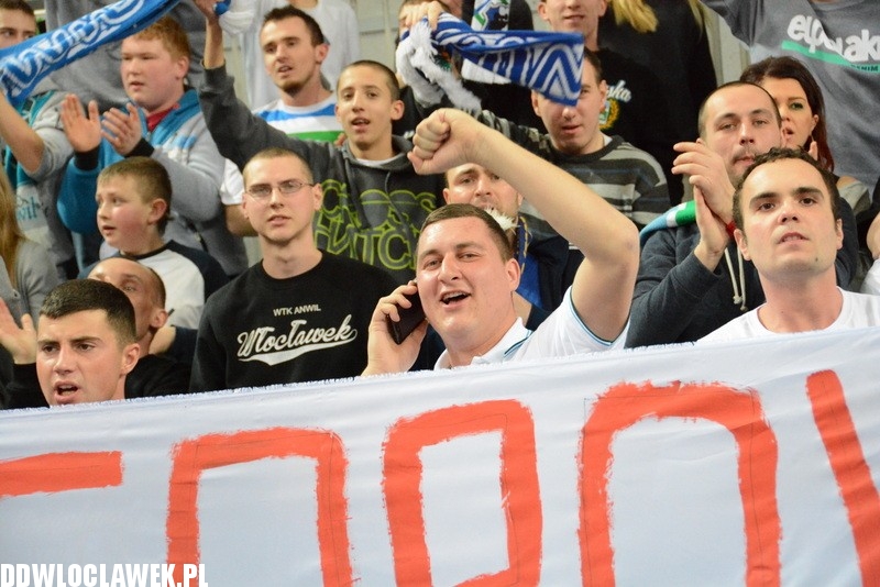 Kibice podczas meczu Anwil - Stelmet