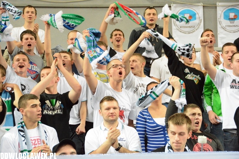 Kibice podczas meczu Anwil - Stelmet