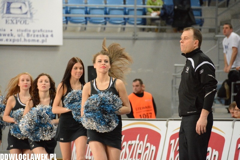 Cheerleaderki na meczu Anwil - Stelmet