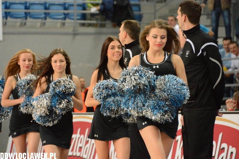 Cheerleaderki na meczu Anwil - Stelmet
