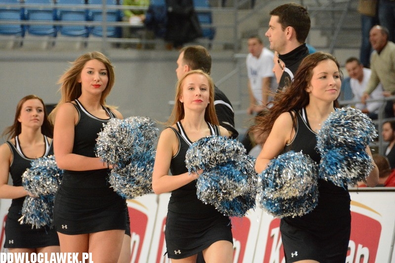 Cheerleaderki na meczu Anwil - Stelmet