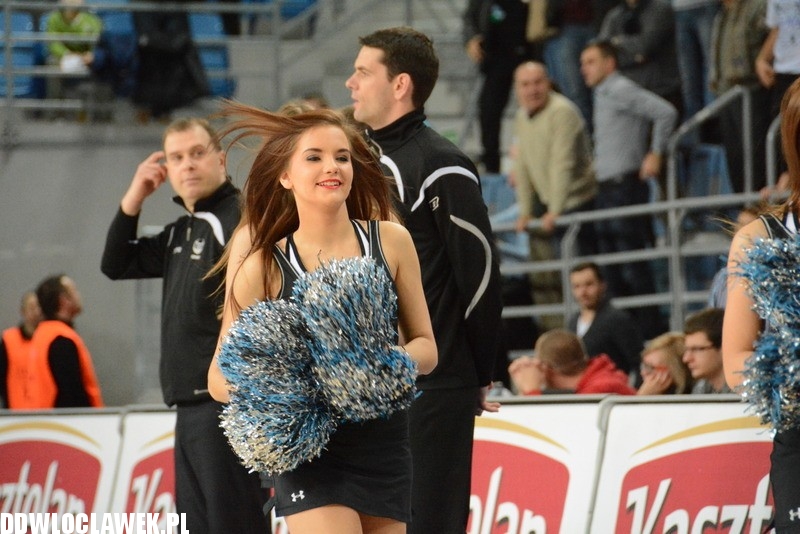Cheerleaderki na meczu Anwil - Stelmet