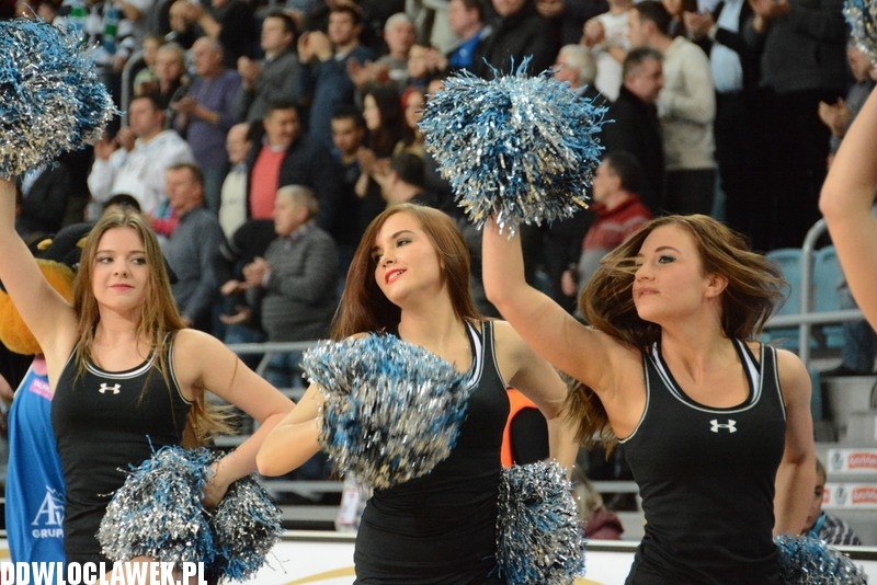 Cheerleaderki na meczu Anwil - Stelmet