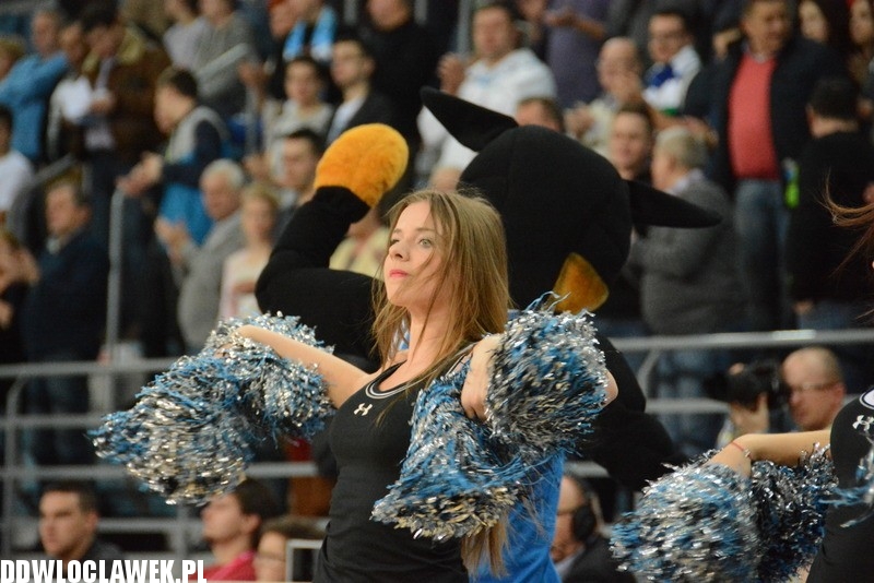 Cheerleaderki na meczu Anwil - Stelmet