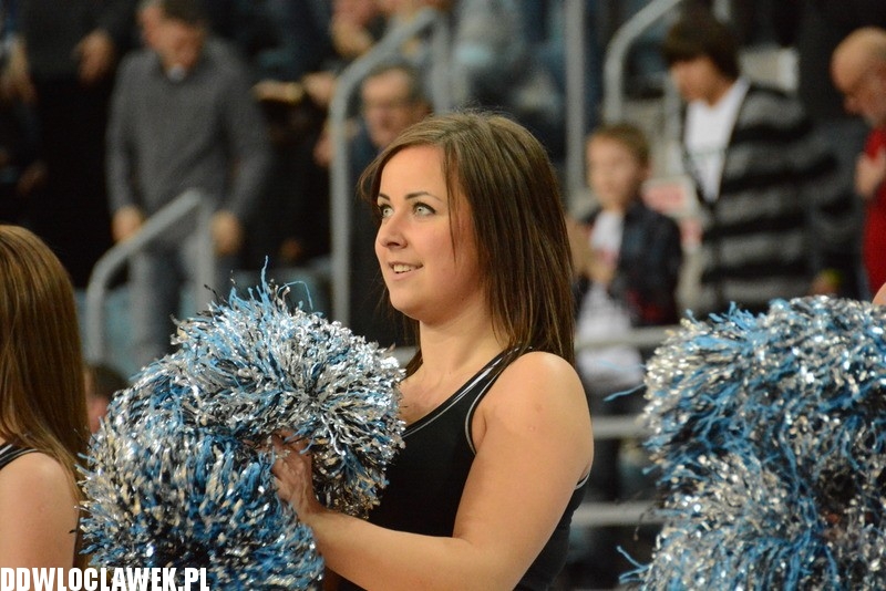 Cheerleaderki na meczu Anwil - Stelmet