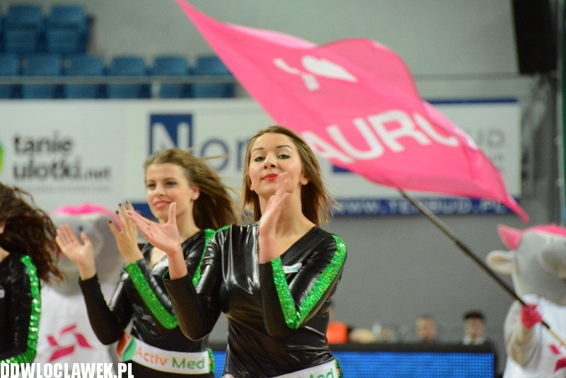 Cheerleaderki na meczu Anwil - Stelmet